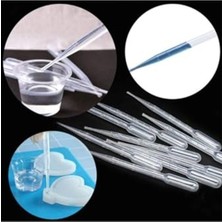 Cekar Store Reçine Damlalık Pipet Seti (20 Adet), Kalıp, Damlalık Pipet, Likit Aktarma Pipeti