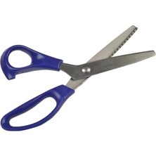 Cekar Store Taksun 23 cm Profesyonel Zigzag Makas - Paslanmaz Çelik Sürfile Makası - Kumaş Kenarı Atmasını Önleyen Dekoratif Kesim Terzi Makası - Hobi, El Sanatları ve Deri Kesim Için 9 Inç Keskin Dişli Makas