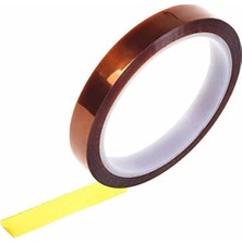 Cekar Store Kapton Bant 10MM x 30 Metre Yüksek Düşük Sıcaklık -73C 260C Termal Isıya Dayanıklı Güçlü Yalıtım Çizilmeye Yırtılmaya Dirençli Çözücülere Dirençli Polyimide Maskeleme Elektronik Tamir Pcb Smt