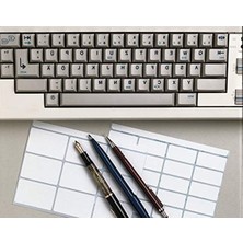 Cekar Store 2217 Çok Amaçlı Etiketler, 60 Adet, 52 x 82 Mm, Yaprak Başına 4 Adet, Kendinden Yapışkanlı, Etiketlemek Için Ev Etiketleri, Mat, Çıkartma, Beyaz