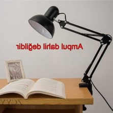 Cekar Store Kıskaçlı Masa Lambası 3 Farklı Değiştilebilir Sıkıştırma Yöntemi - Açısı Ayarlanabilir 3 Eklemli Çalışma Masası Lamba | SY-444 Ampul Dahil Değil          [enerji Sınıfı A]