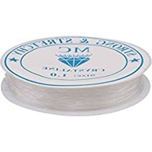 Cekar Store 3 Adet Esnek Sina Lastik Ip 1 mm Şeffaf 15 Metre