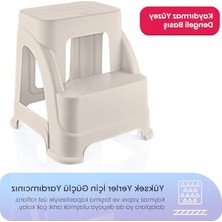 Cekar Store Hobby Life Merdivo Büyük Boy Basamaklı Merdiven – Sağlam, Pratik, Ev Içi Kullanıma Uygun ve Kaymaz Taban (Gri)