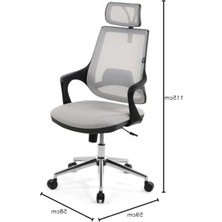 Cekar Store Seduna Skagen Headrest Ofis Sandalyesi