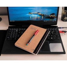 Cekar Store Natural Journal A5 Spiralli Defter – Sert Kapak, 80 Sayfa, Çizgili – Günlük, Ofis ve Hediye Kullanımı Için Not Defteri