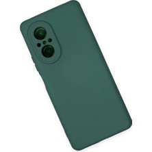 Renas Store Nova 9 Se Kılıf Nano Içi Kadife Silikon - Koyu Yeşil