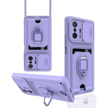 Renas Store 11T Kılıf Zuma Kartvizitli Yüzüklü Silikon - Lila