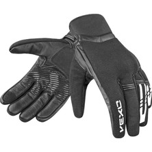 Vexo Aero Plus Siyah-Beyaz Yazlık Motosiklet Eidiveni