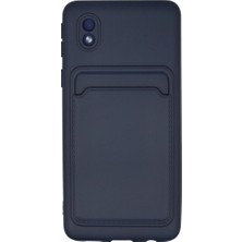 K&A Galaxy A01 Core Kılıf Kelvin Kartvizitli - Lacivert