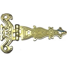 Renas Store Dekoratif, Sac Tek Kuyruklu Menteşe - 40X68 Mm, Küçük, Sarı, 1 Adet