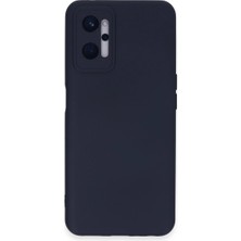 K&A Realme 9i 4g Kılıf Nano Içi Kadife - Lacivert