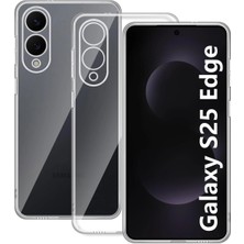 K&A Galaxy S25 Edge Kılıf Lüx Şeffaf
