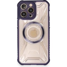 K&A 12 Pro Kılıf Prag Magneticsafe Kapak - Derin Mor