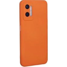 Renas Store A96 Kılıf Nano Içi Kadife Silikon - Turuncu