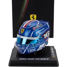  Looksmart Ferrari Sf-25 Charles Leclerc Miami Gp 2025 Diecast Kask 1/5