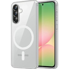 K&A Galaxy A57 5g Combo Sert Şeffaf Magsafe Kapak - Şeffaf
