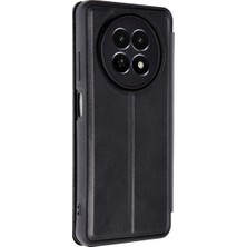 K&A Realme 12 5g Kılıf Flip Cover - Siyah