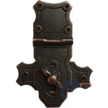 Uslucan Alışveriş Dekoratif Anahtarlı Sandık Askısı - 40X55MM, Oksit, 100 Adet