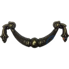 Renas Store Dekoratif Zamak Üzümlü Kulp - 64MM, Antik, 1 Adet