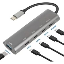 Renas Store ZR268 Type-C 5 In 1 Pd Hub
