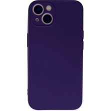 Renas Store Iphone 13 Mini Kılıf Nano Içi Kadife Silikon - Mor