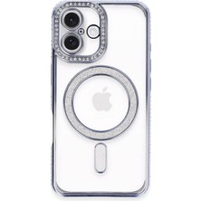 K&A 16 Plus Kılıf Joke Simli Magneticsafe Kılıf - Mi
