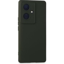 Renas Store V29 Lite Kılıf Nano Içi Kadife Silikon - Koyu Yeşil