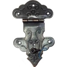 Uslucan Alışveriş Kuyruklu Kilit, Sandık, Kutu Askısı - 36X60MM, Oksit, 1 Adet