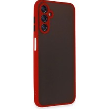 K&A Galaxy A14 4g Kılıf Montreal Kapak - Kırmızı