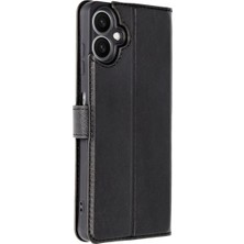 K&A Galaxy A07 4g Trend S Plus Kapaklı Kılıf - Siyah