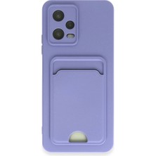 K&A Po X5 5g Kılıf Kelvin Kartvizitli - Lila