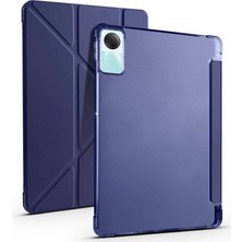K&A Pad Se 4g Kılıf Kalemlikli Mars Tablet Kılıfı - Lacivert