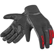 Vexo Aero Plus Siyah-Kırmızı Yazlık Motosiklet Eidiveni