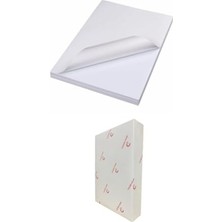 Cekar Store Şeffaf Etiket A4 5 Adet