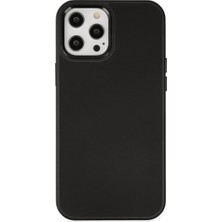 K&A 12 Pro Max Kılıf Asya Deri - Siyah