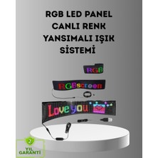 Northcity Akıllı LED Matrix Panel – USB Bağlantılı Kaydırmalı Yazı ve Animasyon Desteği | LED Işık Reklam
