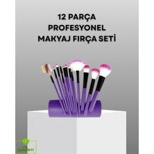 Northcity Ultra Yumuşak 12'li Makyaj Fırça Seti - Dökülme Yapmaz, Dalin Şampuanla Temizlenebilir, Seyahat Dostu
