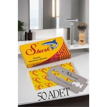 Pileli Store Turk Shark 50 Adet Paslanmaz Çelik Tıraş Jileti