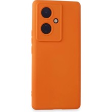 Renas Store V29 Lite Kılıf Nano Içi Kadife Silikon - Turuncu