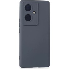 Renas Store V29 Lite Kılıf Nano Içi Kadife Silikon - Gri