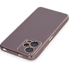 Renas Store Poco X5 5g Kılıf Volet Silikon - Mor