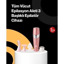 Northcity Yüz Tüyleri Için Özel Başlıklı Pembe Epilatör - Acısız, Kablosuz ve Çok Amaçlı Epilasyon Çözümü