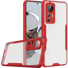 Renas Store 12T Kılıf Platin Silikon - Kırmızı