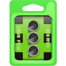 Renas Store Galaxy S25 Raze Metal Kamera Lens - Lacivert-Mavi