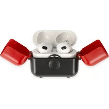 Renas Store 3 (3.nesil) Basmalı Kılıf - Siyah-Kırmızı