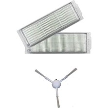 Dijitaldepodan Xiaomi Mi Robot Vacuum Mop Pro Set 2 adet hepa filtre 1 adet yan fırça