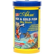 Ahm Koi Goldfish Mix Sticks 1000 ml Beslenme İçin Tam Formül