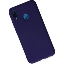 Renas Store P20 Lite Kılıf Nano Içi Kadife Silikon - Mor