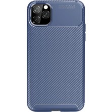 Renas Store Iphone 11 Kılıf Auto Focus Karbon Kapak - Lacivert