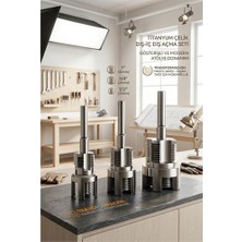 Senka Profesyonel 3 Lü Titanyum Pprc Pvc Boru Iç ve Diş Açma Aparat Seti – Boru Raybası | Mükemmel Kal